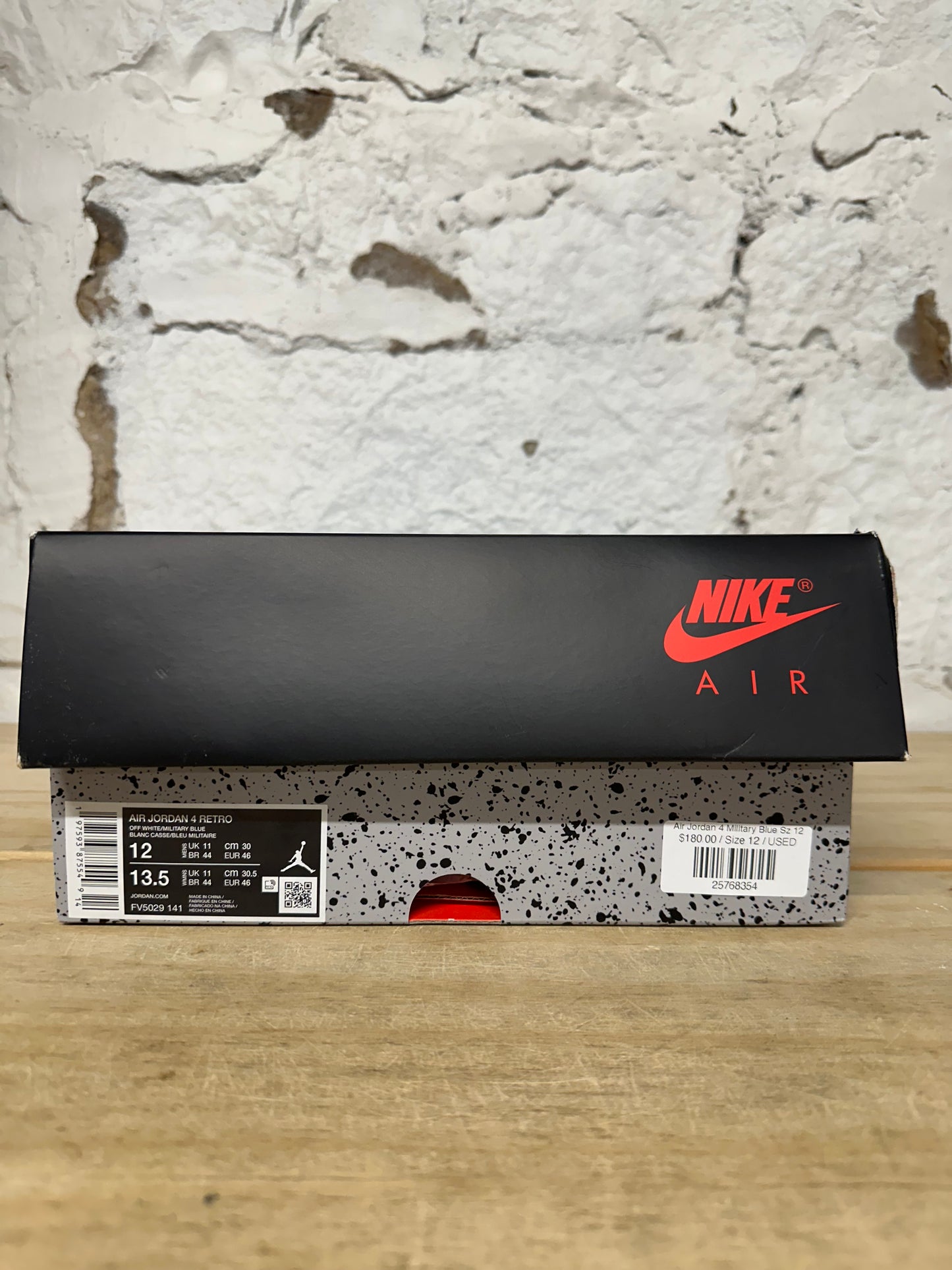 Air Jordan 4 Military Blue Sz 12