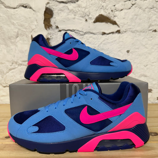 Nike Air Max 180 University Blue Hyper Pink Sz 10.5 DS