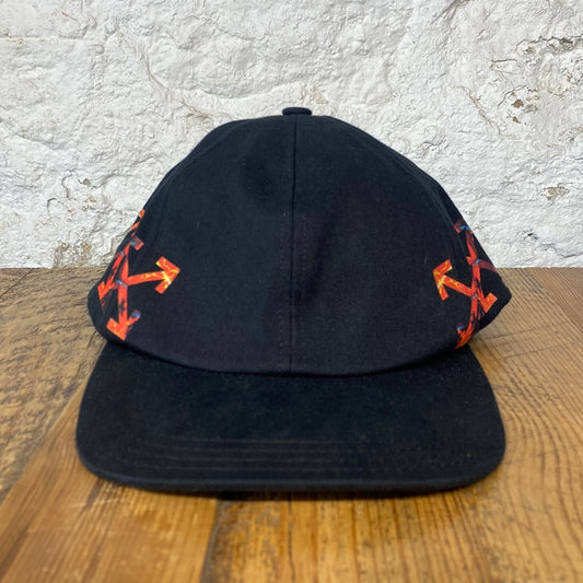 Off White Orange Arrows Black Hat