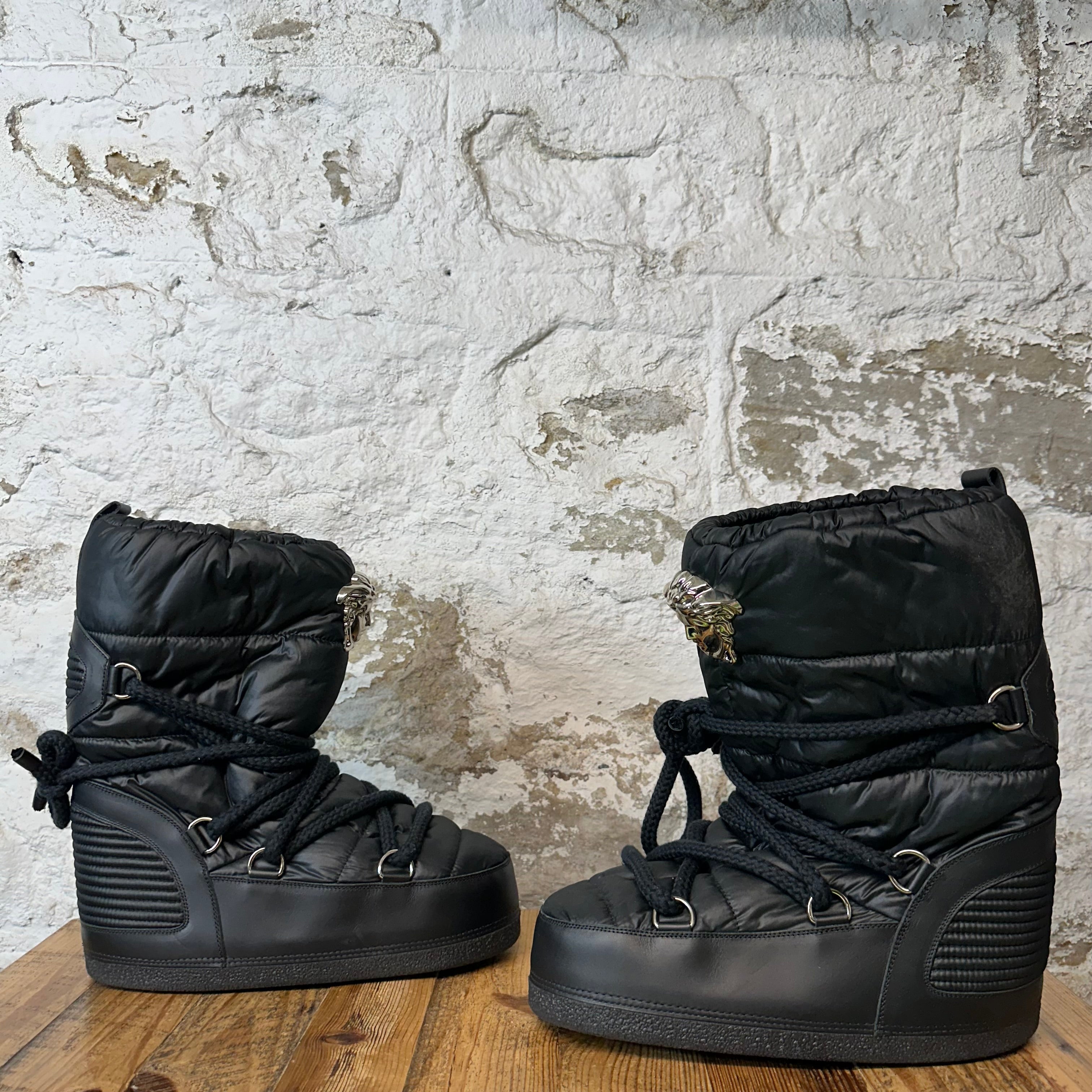 Versace Signature Logo Nylon Snow Boot Sz 12 (45)