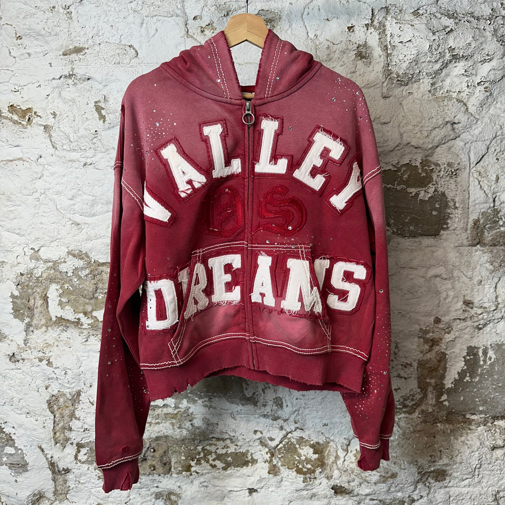 Vale Classico Zip Up Ruby Hoodie