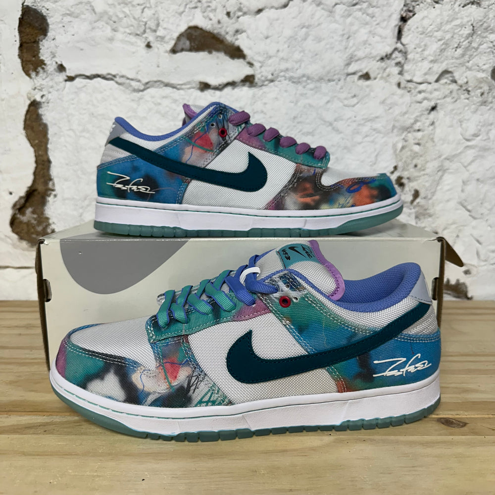 Nike SB Dunk Low Futura Bleached Aqua Sz 9.5 DS