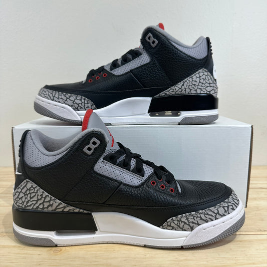 Air Jordan 3 Retro Black Cement Sz 9