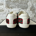 Gucci Red GG Monogram Green Terry Ace Sneaker Sz 4.5 (36.5)