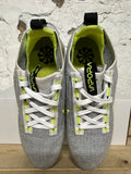 Nike Vapormax 2021 Flyknit Wolf Grey Volt Sz 9