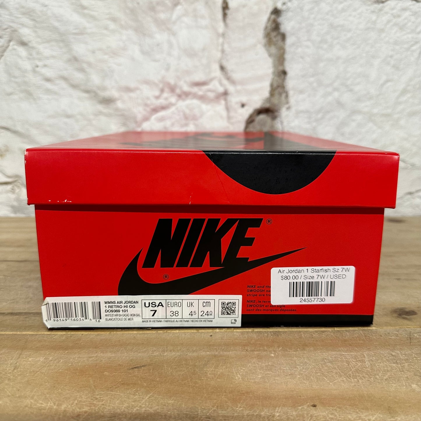 Air Jordan 1 High Starfish Sz 5.5 (7W)