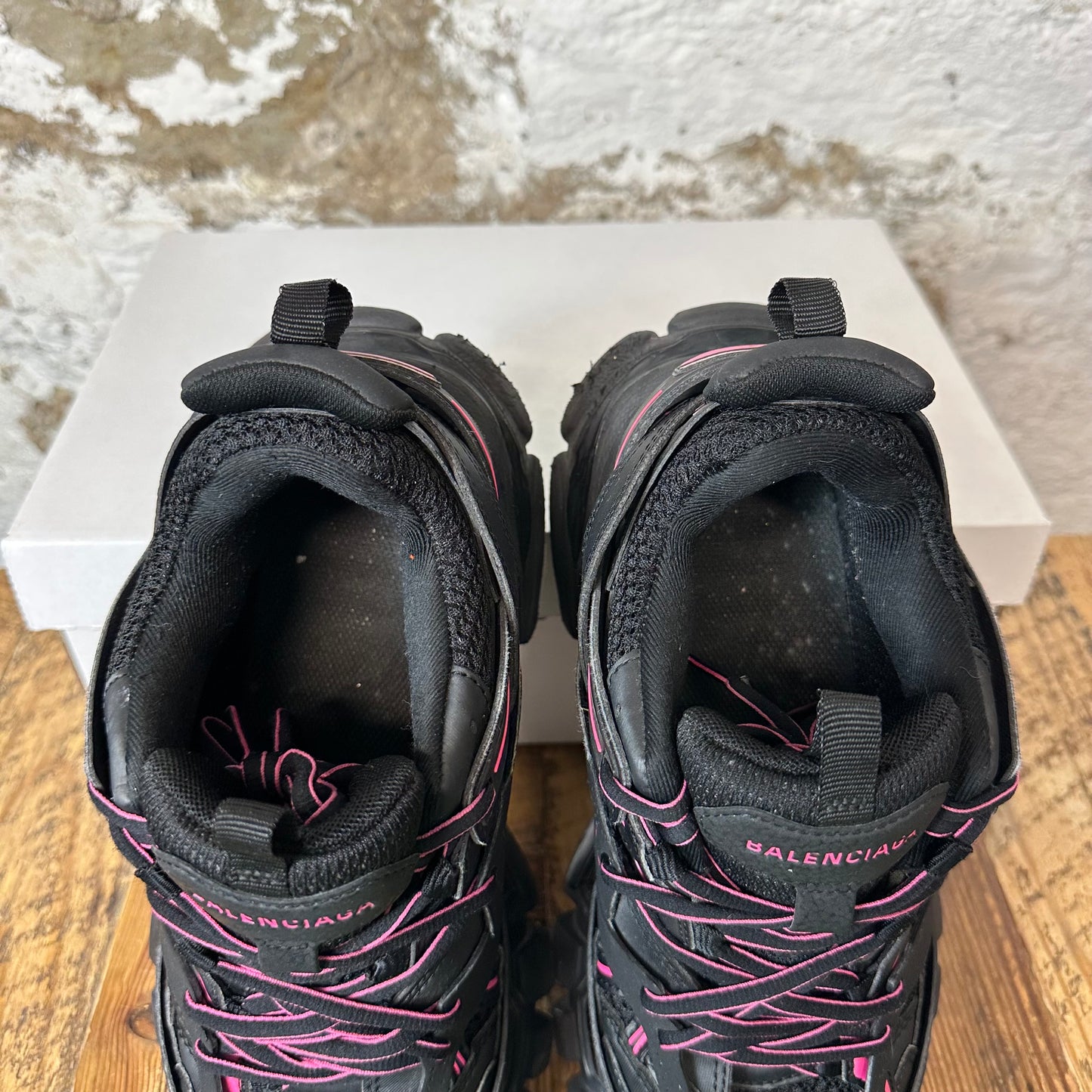 Balenciaga Track Runner Pink Black Sneaker Sz 6 (38)