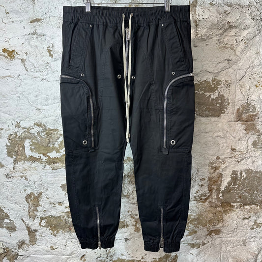 Rick Owens Bauhaus Black Cargo Pants Sz XL