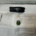 Amiri MX1 Black Paisley White Denim Jeans Sz 31