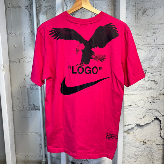Off White Nike Tux Pink T-Shirt Sz M
