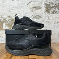 Chanel Triple Black Nylon Suede Trainer Sneaker Sz 4.5 (36.5)
