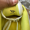 Off-White Out Of Office Yellow White Sneaker Sz 10 (43)