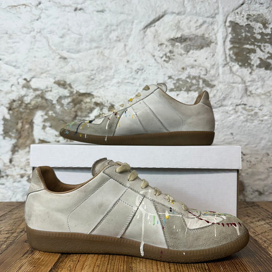 Maison Margiela Replica Paint Splatter Grey Sneaker Sz 8.5 (41.5)
