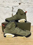 Air Jordan 6 Cactus Jack Olive Sz 8.5