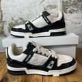 Louis Vuitton Black White Trainer Sneaker Sz 8.5 (7LV)