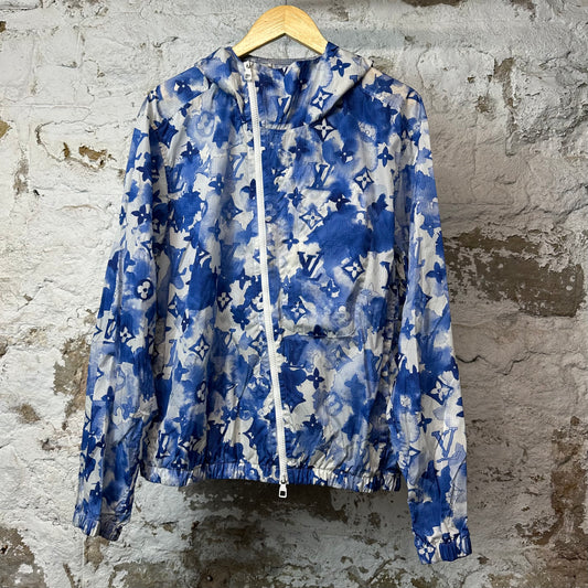Louis Vuitton Blue Watercolor Monogram Jacket Sz L (50)