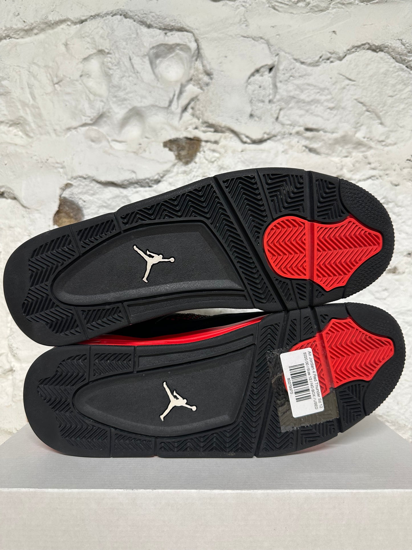 Air Jordan 4 Red Thunder Sz 12
