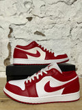 Air Jodan 1 Low Gym Red White Sz 10.5