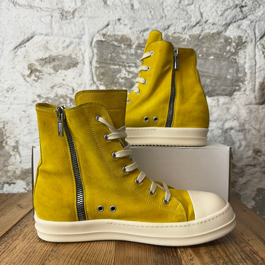 Rick Owens High Lemon Milk Sneaker Sz 10 (43)