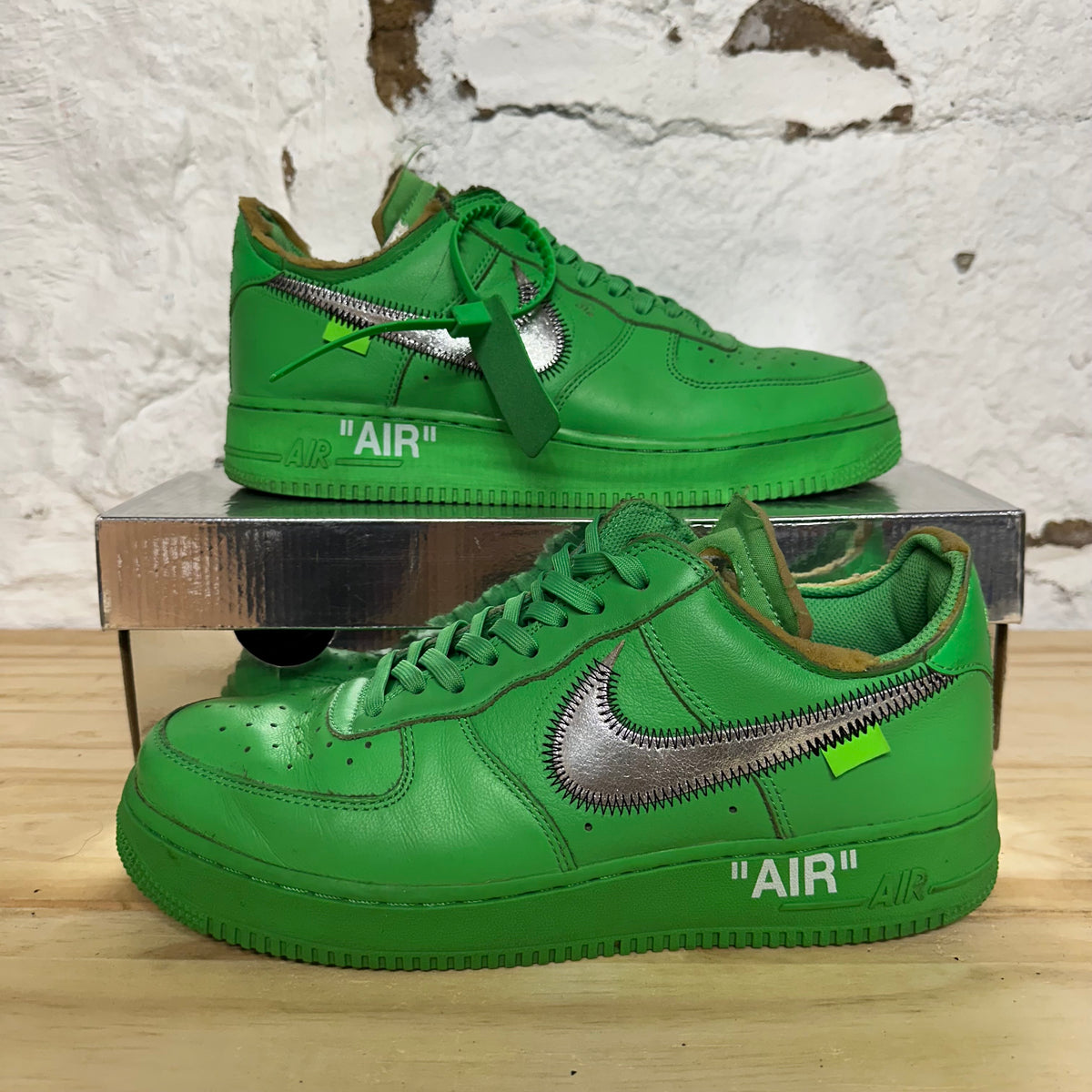 Nike Air Force 1 Low Off-White Brooklyn Sz 9.5