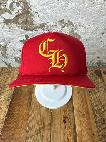 Chrome Hearts Yellow CH Red Hat