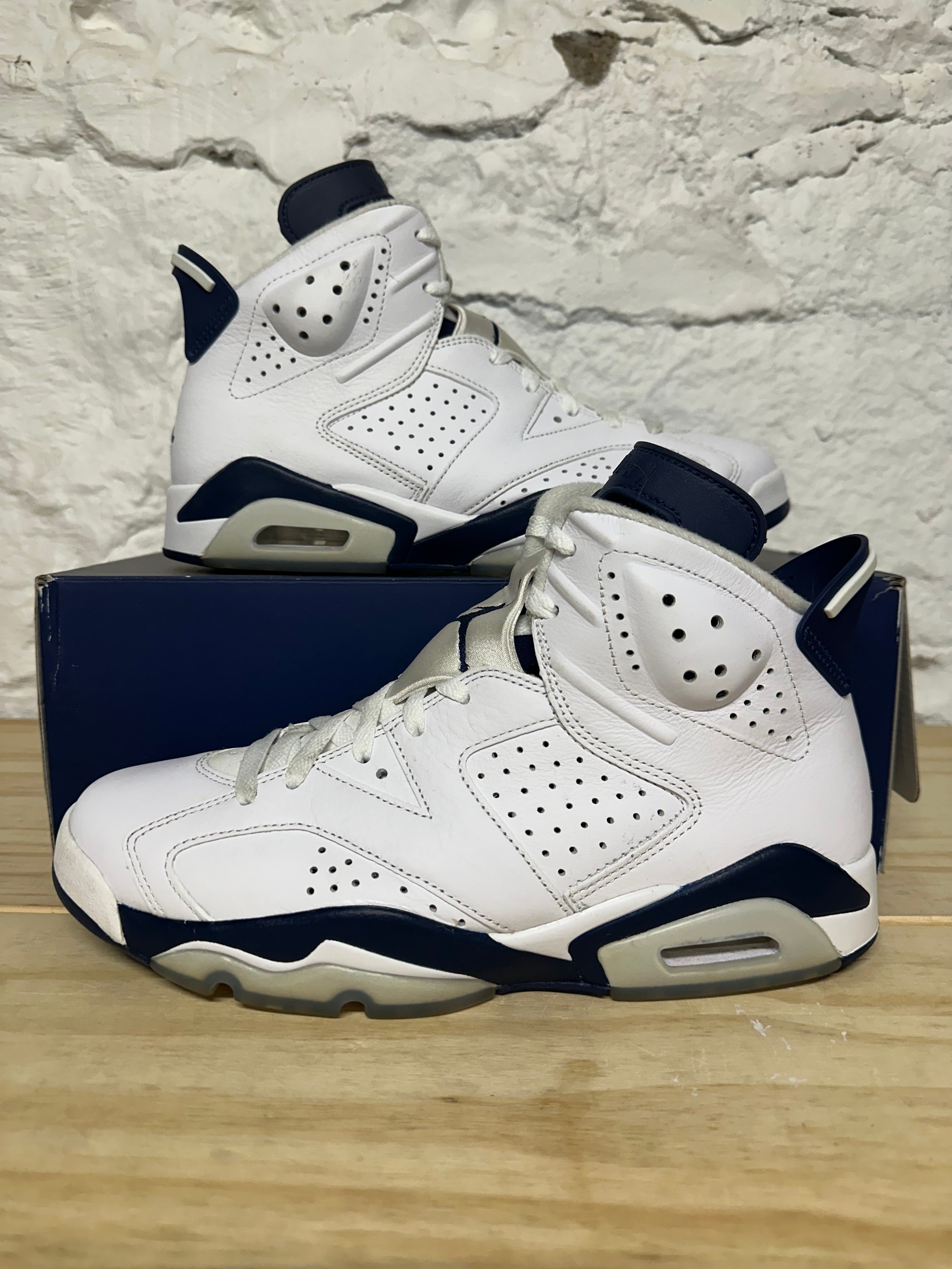 Air Jordan 6 Midnight Navy Sz 9.5