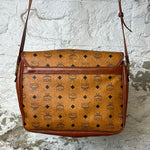 MCM Cognac Messenger Bag