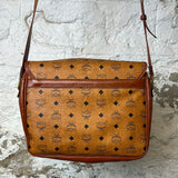 MCM Cognac Messenger Bag