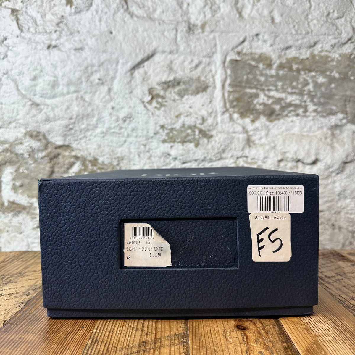 Dior B30 Lime Green Grey White Sneaker Sz 10 (43)
