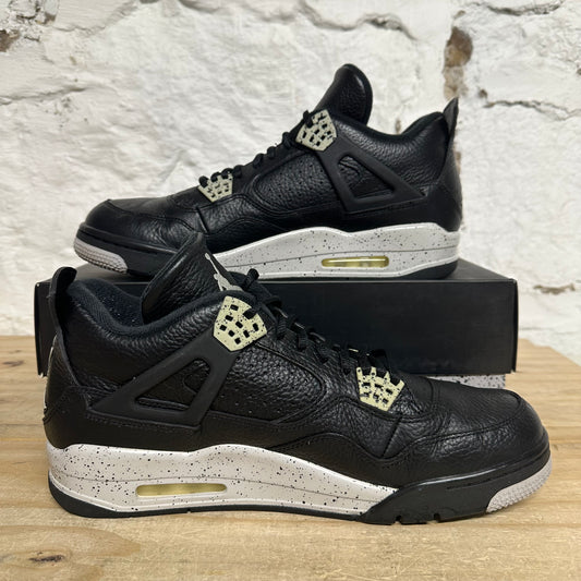 Air Jordan 4 Black Oreo Sz 12