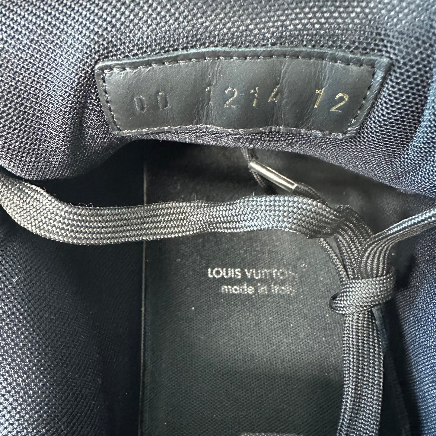 Louis Vuitton Black Monogram Trainer Sneaker Sz 13.5 (12LV)
