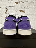 Air Jordan 1 Low Court Purple Sz 13