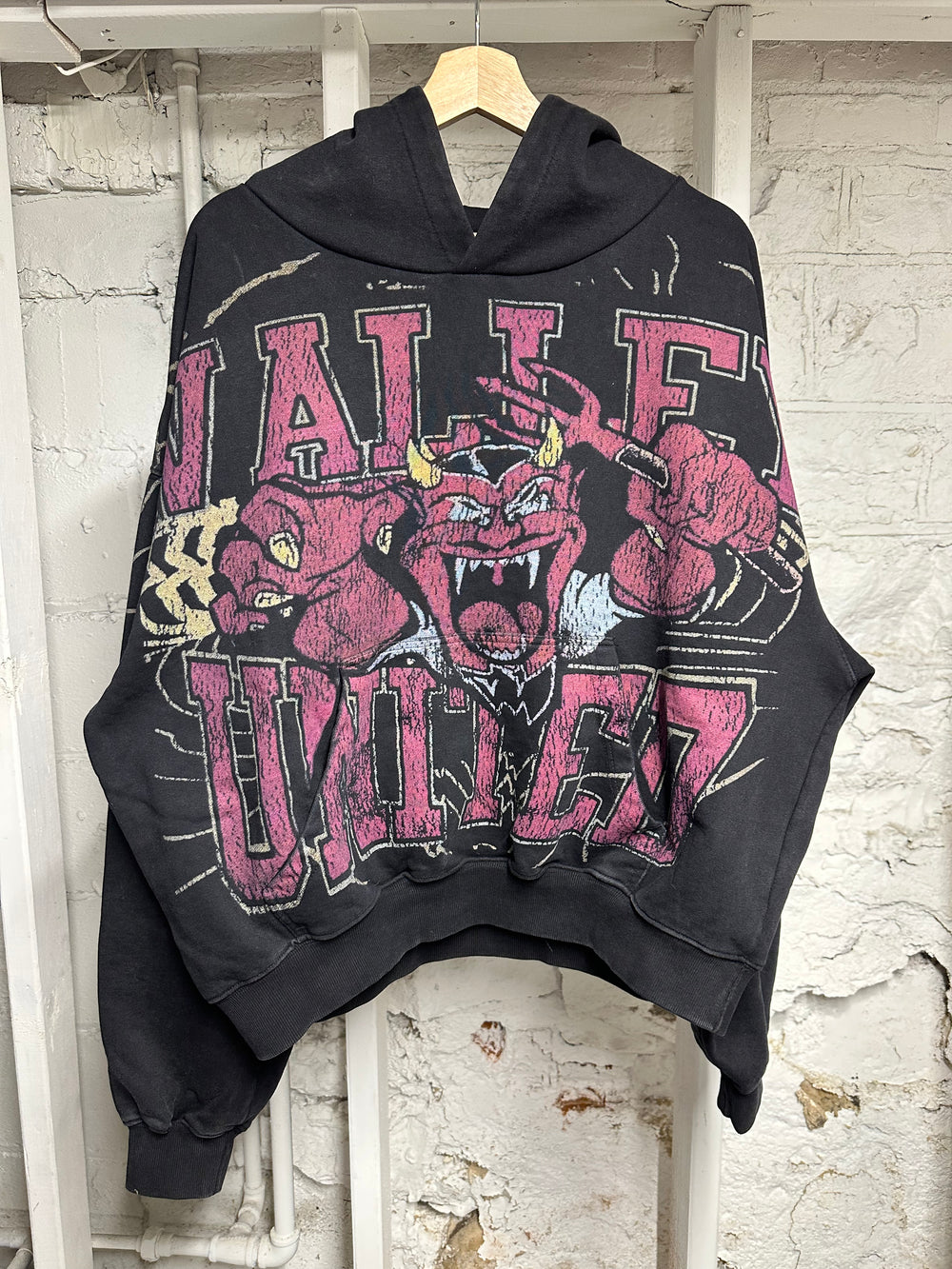 Vale Devil Black Hoodie Sz M