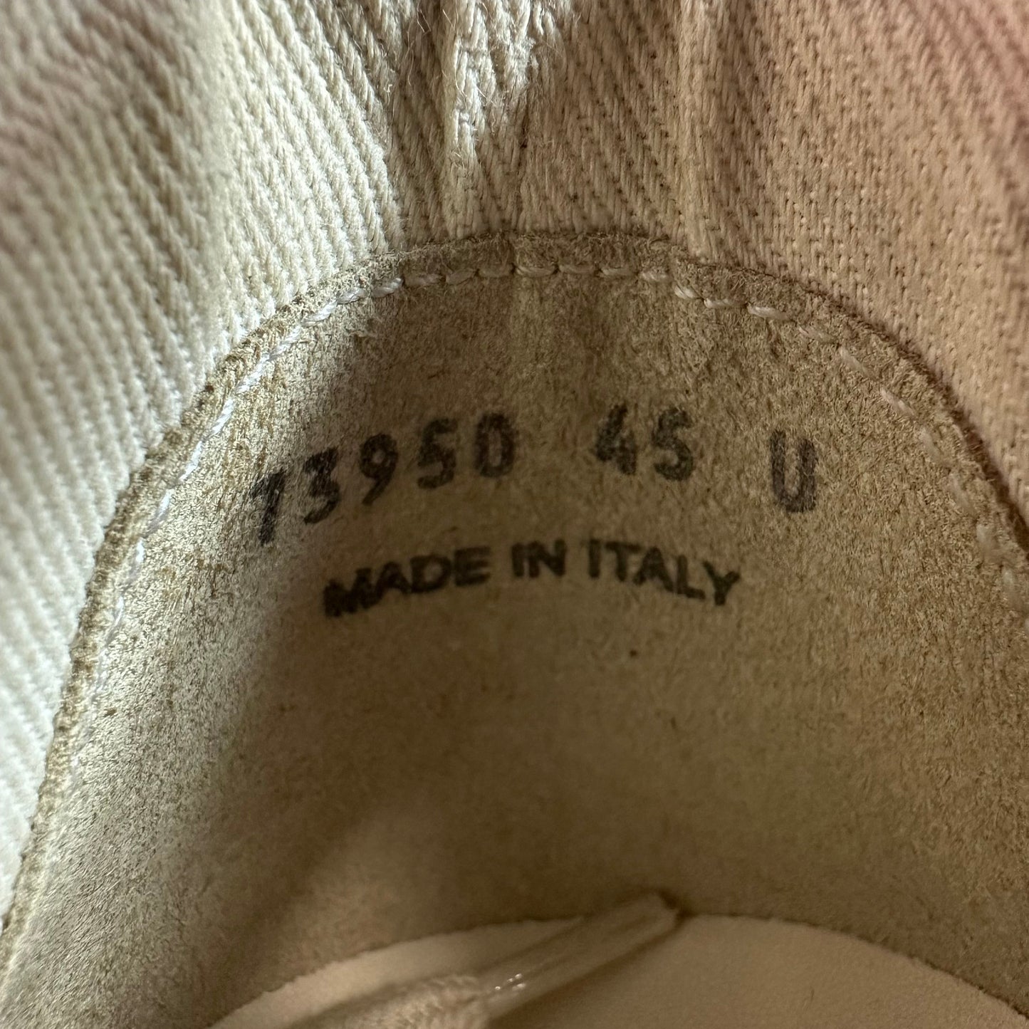 Rick Owens DRKSHDW Dirty Pearl Milk Sneaker Sz 12 (45) DS