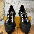 Fendi Flow Black White Slip On Sneaker Sz 9