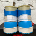 Air Jordan 1 High Off-White University Blue Sz 10