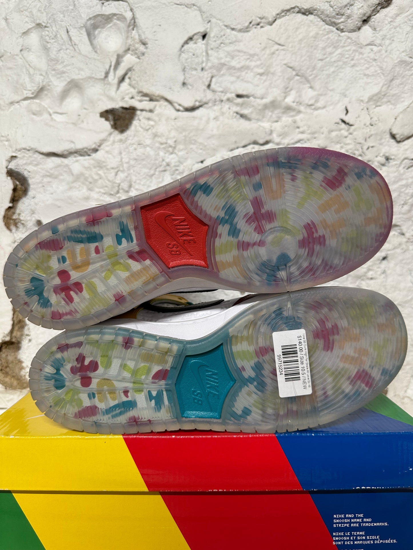 Nike SB Dunk High For Skate All Love Sz 10.5 DS