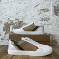 Burberry Brown Plaid New Salmond Sneaker Sz 6 (38.5)