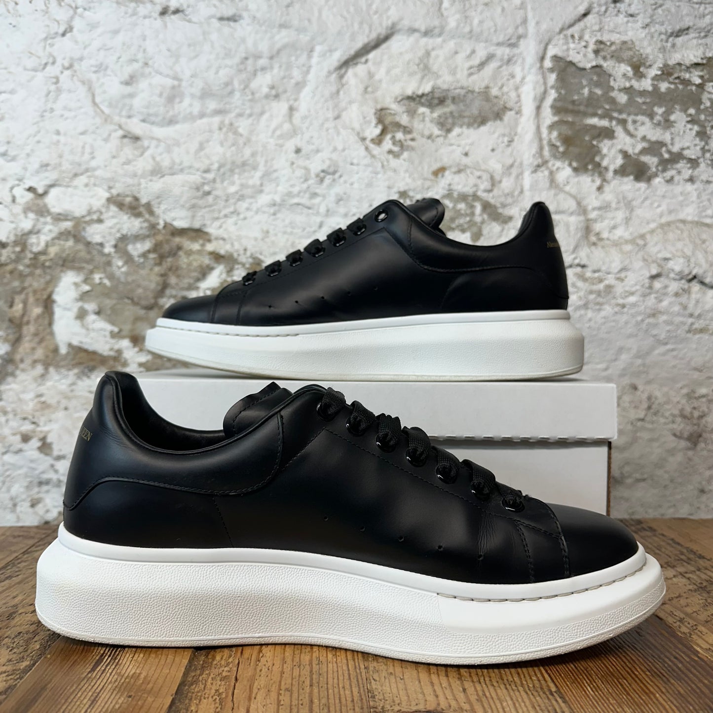 Alexander Mcqueen Black White Sole Sneaker Sz 13 (46)