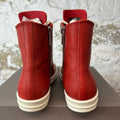 Rick Owens High Cardinal Red Milk Sneaker Sz 10 (43) DS