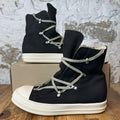 Rick Owens High Hexa Lace Black Milk Sneaker Sz 10 (43)