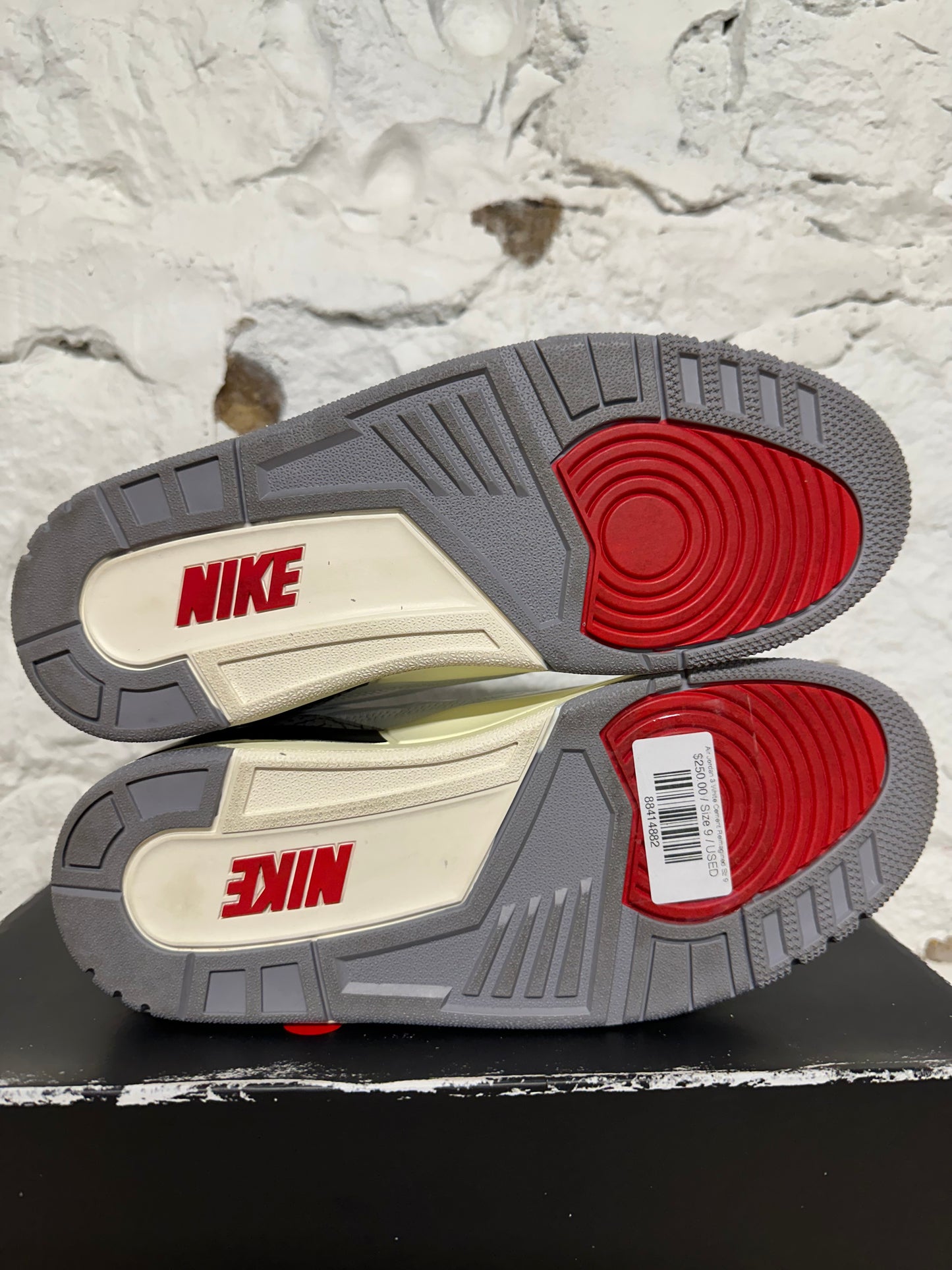 Air Jordan 3 White Cement Reimagined Sz 9