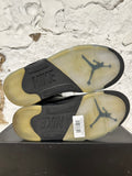 Air Jordan 5 Black Metallic Sz 9