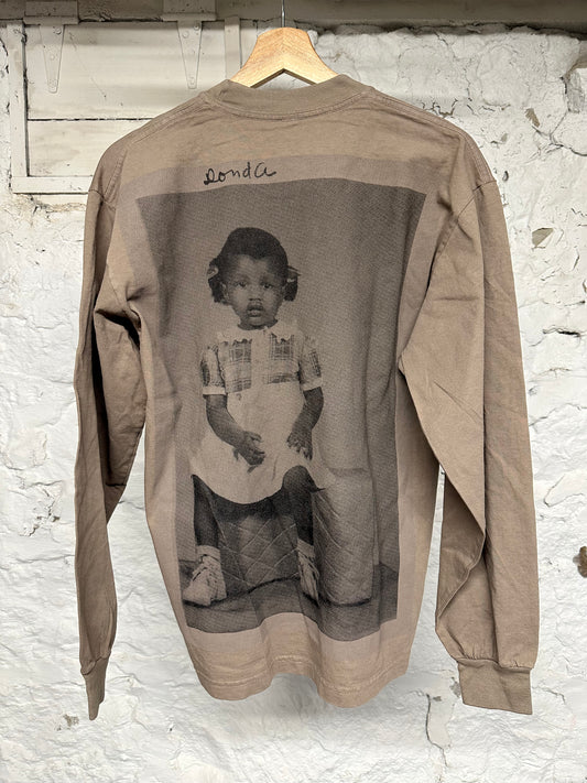 Kanye West Donda Mercedes Brown L/S T-Shirt Sz M