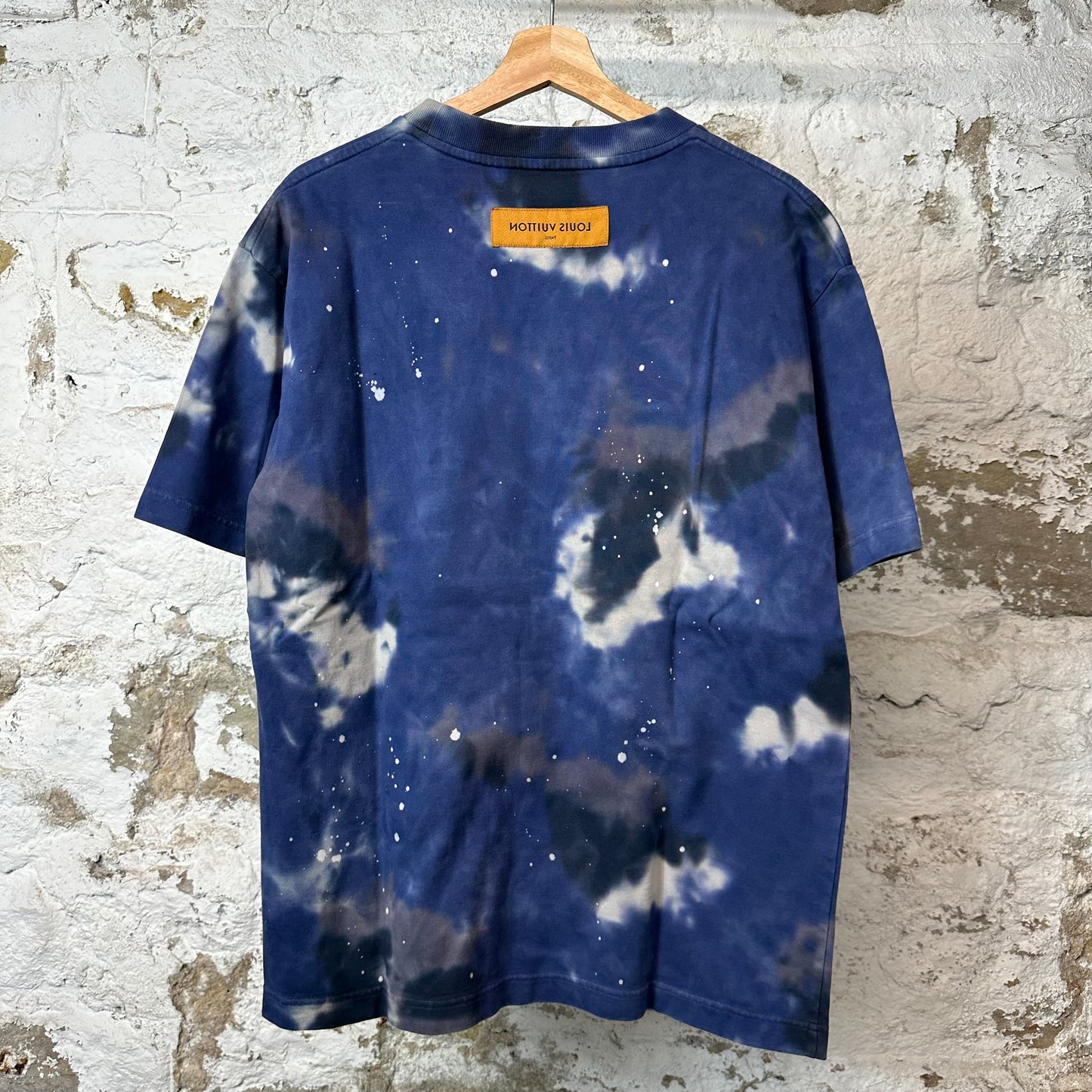 Louis Vuitton Blue Bleached T-shirt Sz M