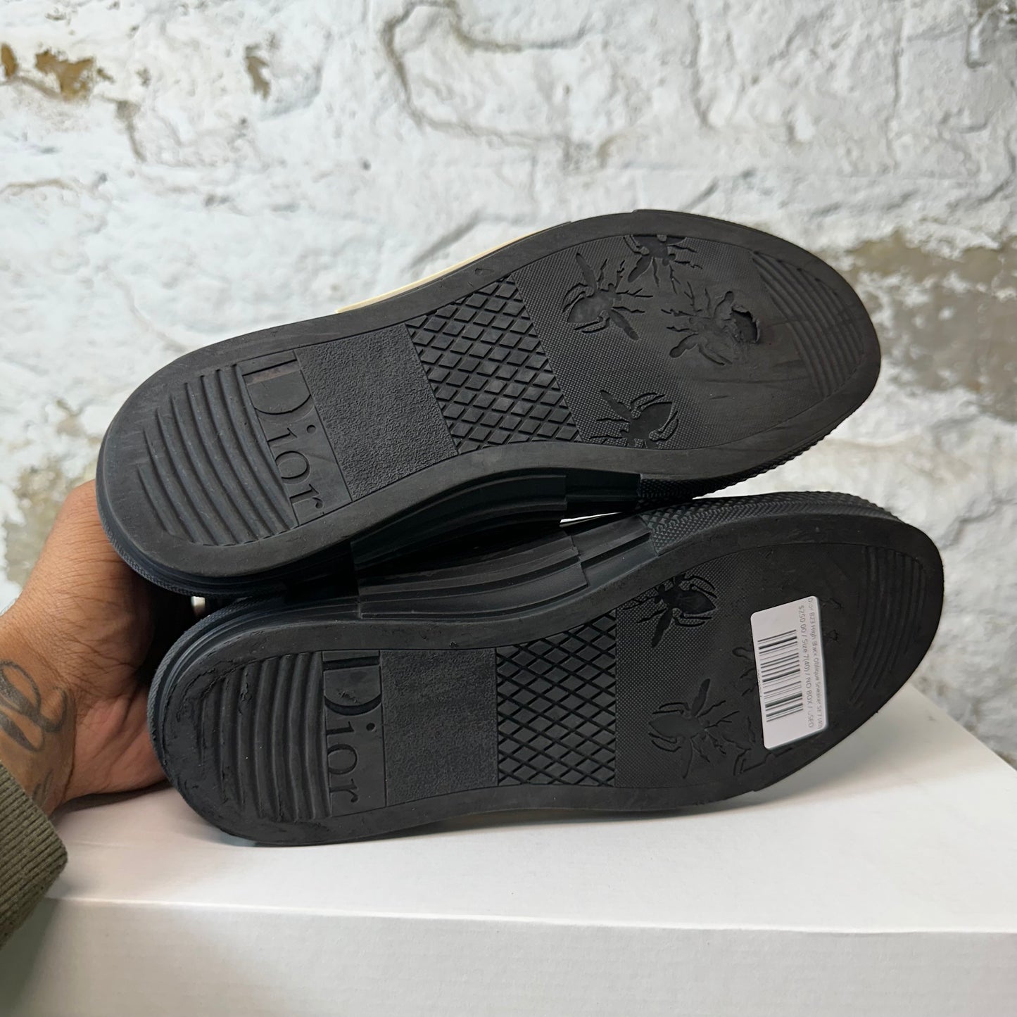 Dior B23 High Black Oblique Sneaker Sz 7 (40)