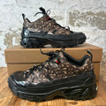 Burberry Arthur Brown Monogram Black Sneaker Sz 8 (41)