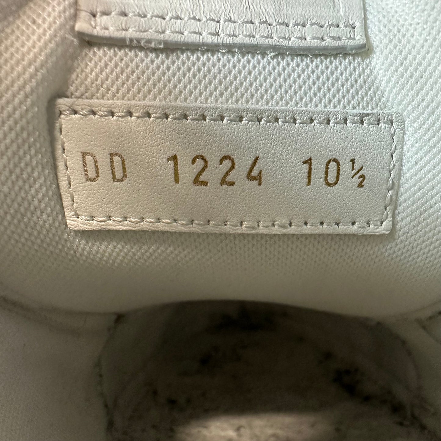 Louis Vuitton Black Monogram White Trainer Sneaker Sz 12 (10.5LV)