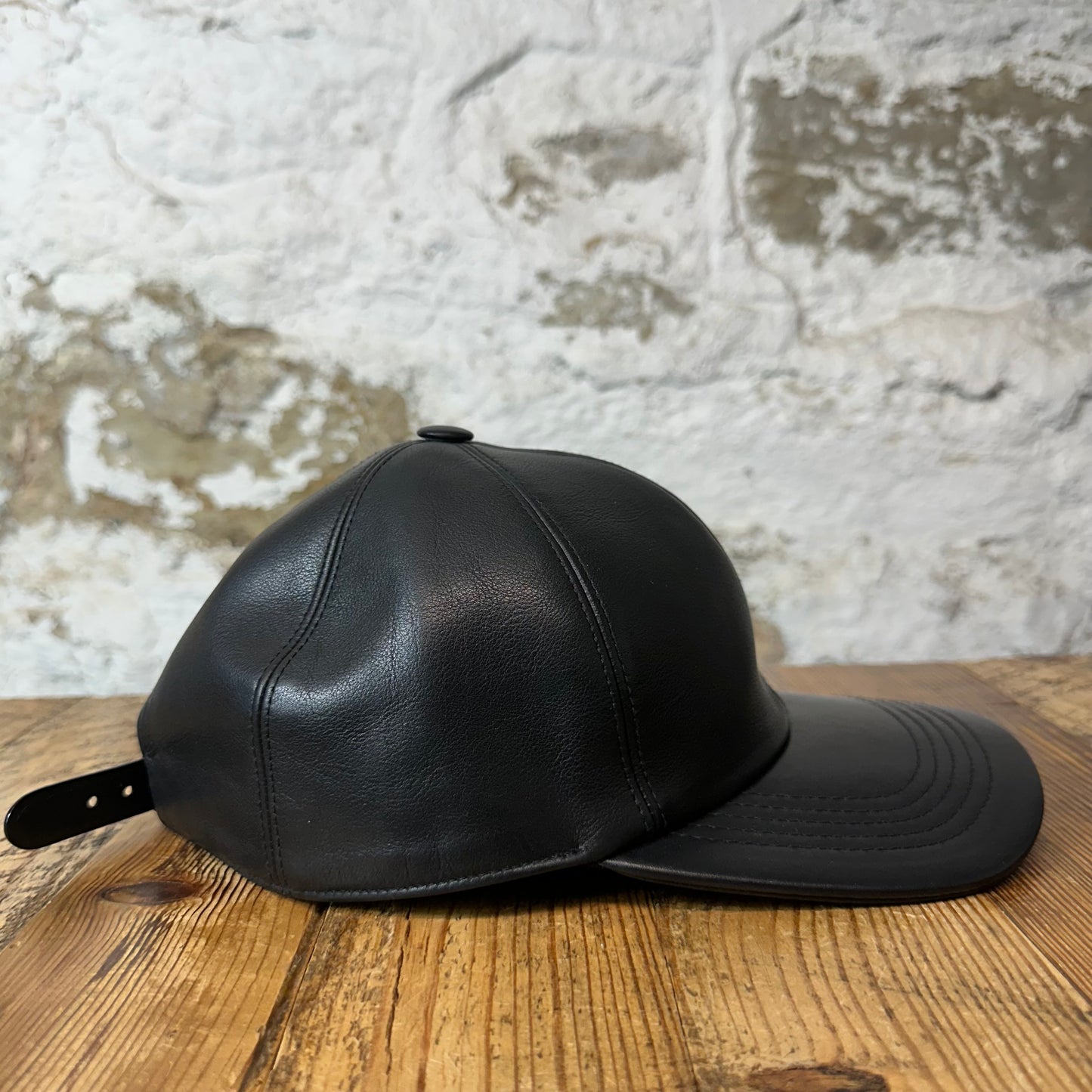 Louis Vuitton Black Leather Hat