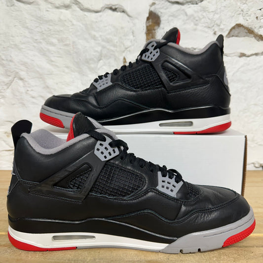 Air Jordan 4 Bred Reimainged Sz 13